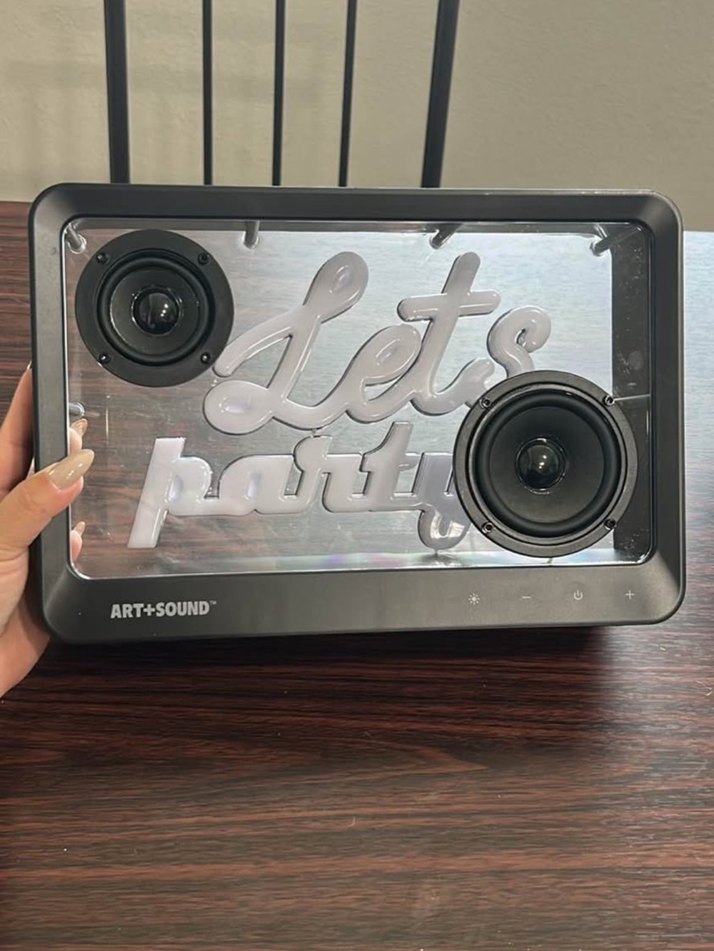 'Let's Party' Portable Bluetooth Speaker - Black